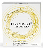 Купить hasico (хасико) презервативы ребристые 3шт в Богородске